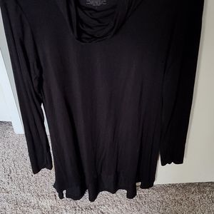 Cuddl Duds black tunic